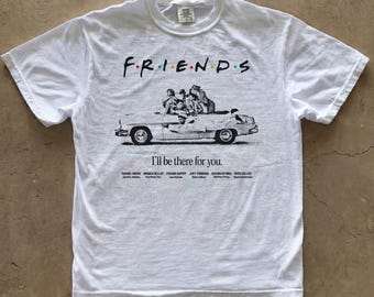 -shirt d'illustration d'émission de télévision d'amis | T-shirt Je serai là pour vous