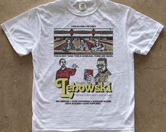 -shirt Le grand film Lebowski | T-shirt en film des frères Coen | Chemise vintage culte