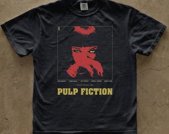 -shirt hommage Pulp Fiction | Quentin Tarantino Uma Thurman | T-shirt vintage Comfort Colors