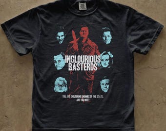 -shirt avec affiche de film Les Inglorious Basterds | T-shirt Quentin Tarantino Film