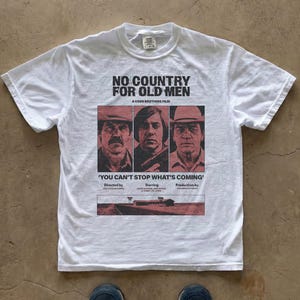 Camiseta con póster de la película "No es país para viejos" / Camiseta con póster de película / Hermanos Coen