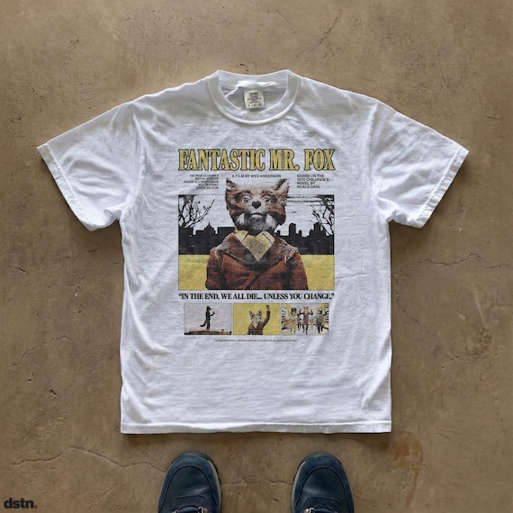 Fantastic Mr Fox Tee, Wes Anderson Shirt, Cult Movie Shirt, Vintage Y2K T Shirt