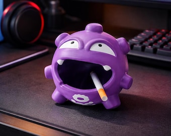 Ceramic Poison Gas Monster Incense Burner Game Inspired Ashtray Desk Decor Display Collectible
