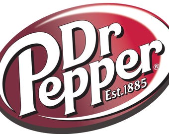 Dr Pepper Main Logo Sticker / Vinyl Decal 10 Sizes!! Tracking