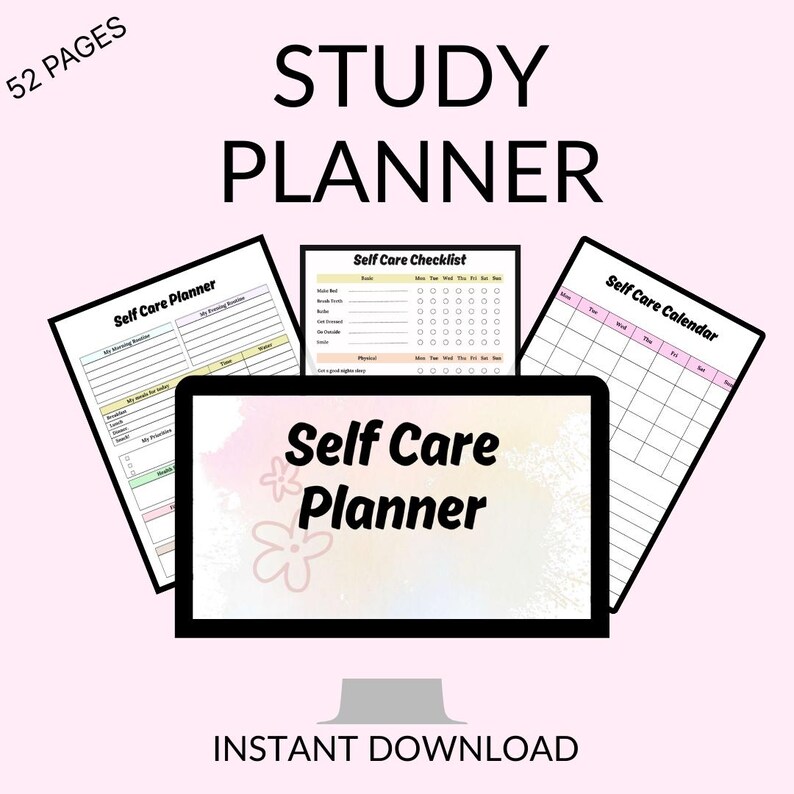 Study Planner Printable | Student Daily Weekly Planner PDF | Student ...