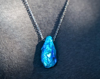 Women Necklace Silver Plated Chain Necklace Brass Necklace AH-7178 Blue Quartz Necklace Women Necklace Silver Plated Chain Necklace Brass Necklace AH-7178 Blue Quartz Necklace