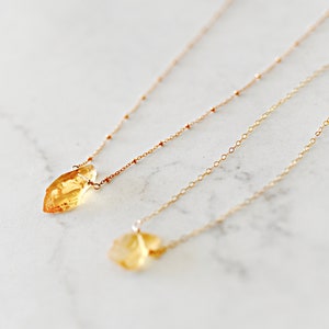 Gemstone Necklace Carved Melons Necklace Very High Quality Citrine Necklace Birthday Anniversary Gift for her Natural Citrine Necklace