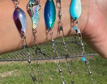Fishing beads , spinner bracelet/ anklet