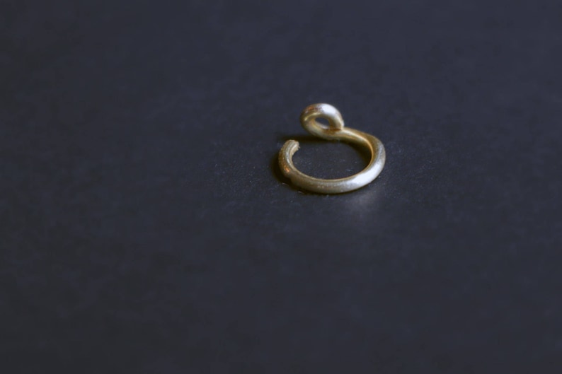 THICK Fake Earring Helix/cartilage Ear Cuff gold 18 Gauge Etsy