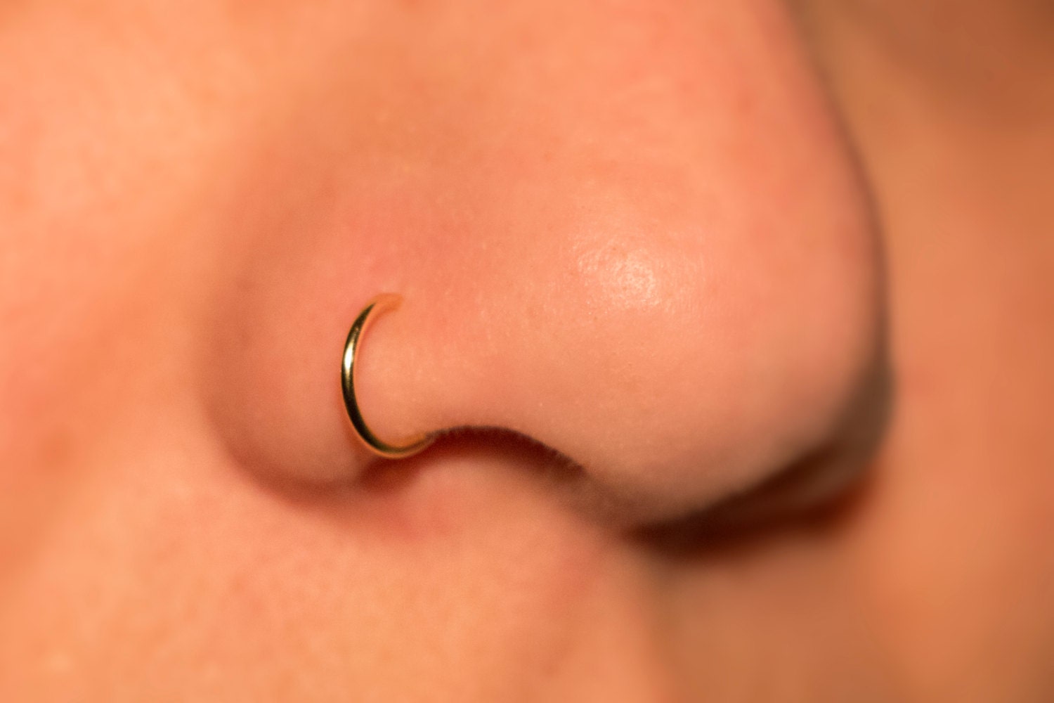 Medium Nose Ring Cuff 20 Gauge ALL COLORS No Piercing Etsy