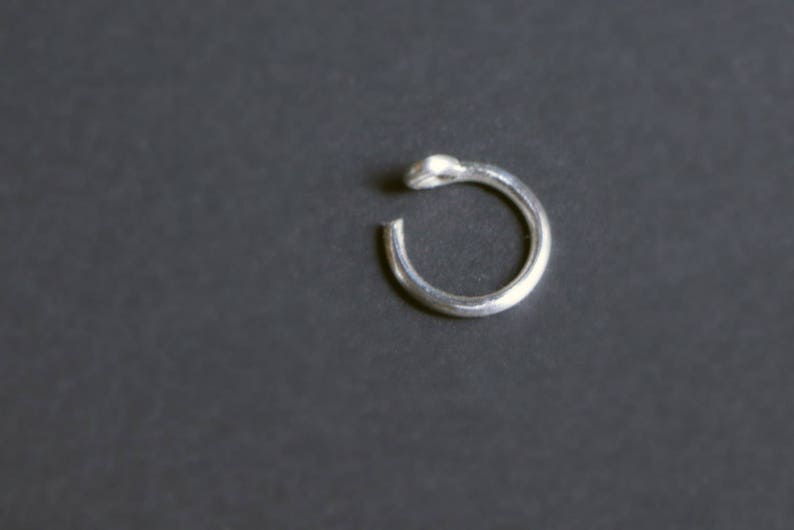 THICK Fake Earring Helix/Cartilage Ear Cuff silver 18 gauge Etsy