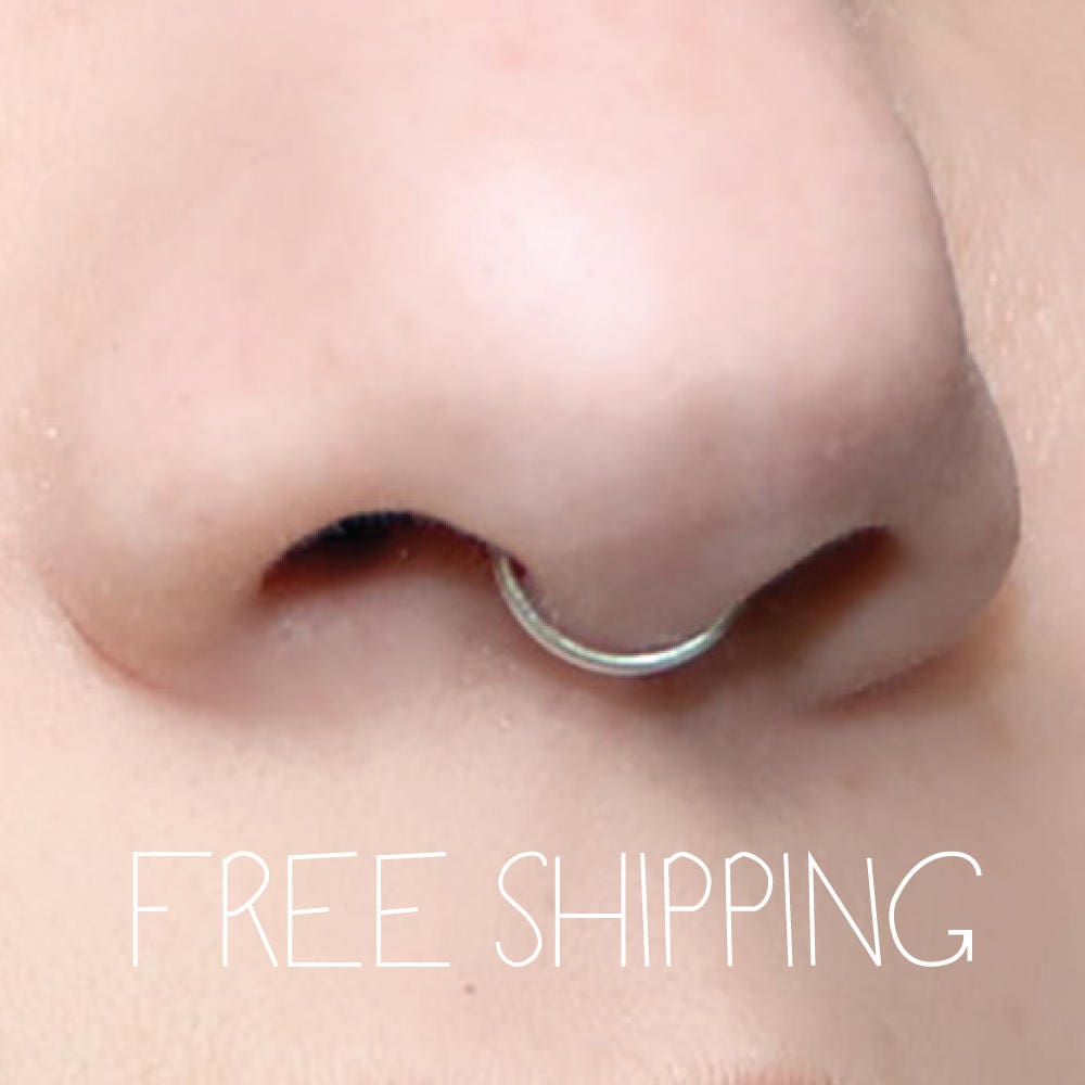 Septum nose shop ring without piercing