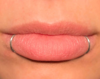 Fake Lip Ring Snake Bites, NO PIERCING REQUIRED Lip Cuffs, silver, gold, rose gold, faux lip ring, spider bites double fake piercing Labret