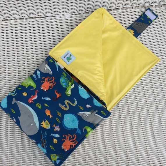 CUSTOM Waterproof Changing Pad with Pockets