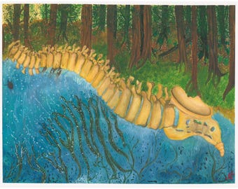 Spinal Cleansing Art Print