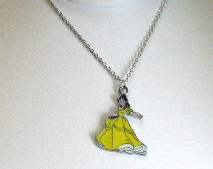 Disney Belle Charm Pendant Necklace