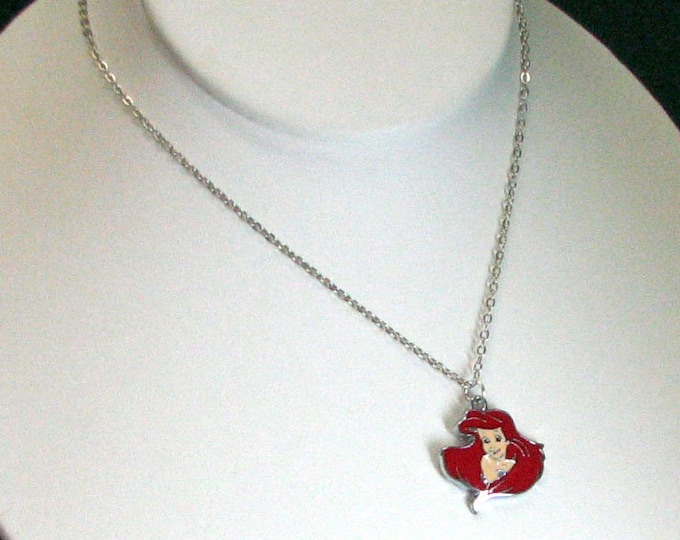 Disney Ariel Pendant Charm on Chain Necklace