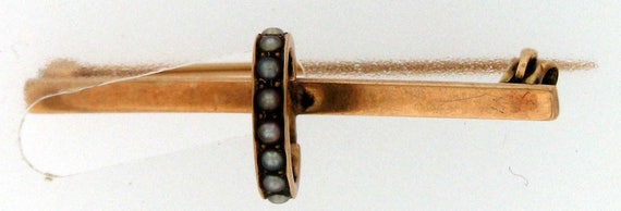 Vintage Edwardian Gold Watch Pin