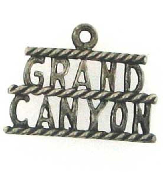 Vintage Grand Canyon Sterling Silver Charm
