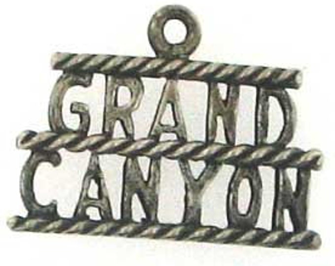 Vintage Grand Canyon Sterling Silver Charm