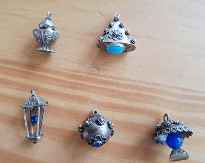 Sterling Silver Vintage Italian Charms