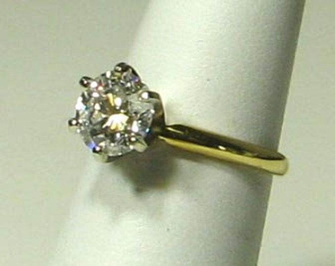 Approx. 1.45 Carat Natural Diamond Solitaire Ring