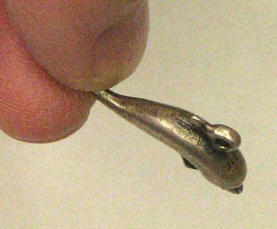 Sterling Silver Dolphin Charm Pendant - image 4