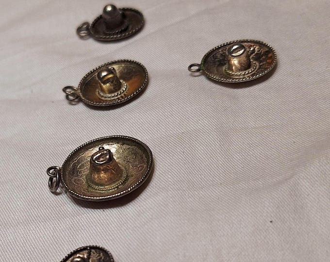Sterling Silver Sombreros Various Sizes