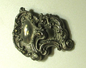 Silver Tone Vintage Belt Buckle