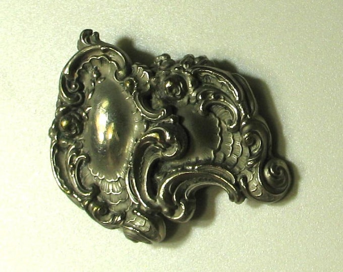 Silver Tone Vintage Belt Buckle