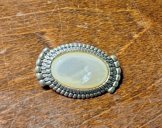 Carolyn Pollack Relios Sterling Silver Mother of Pearl Brooch
