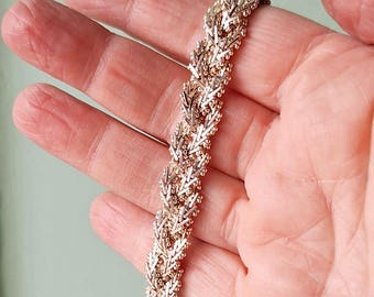 Sterling Silver Fancy Braided Bracelet