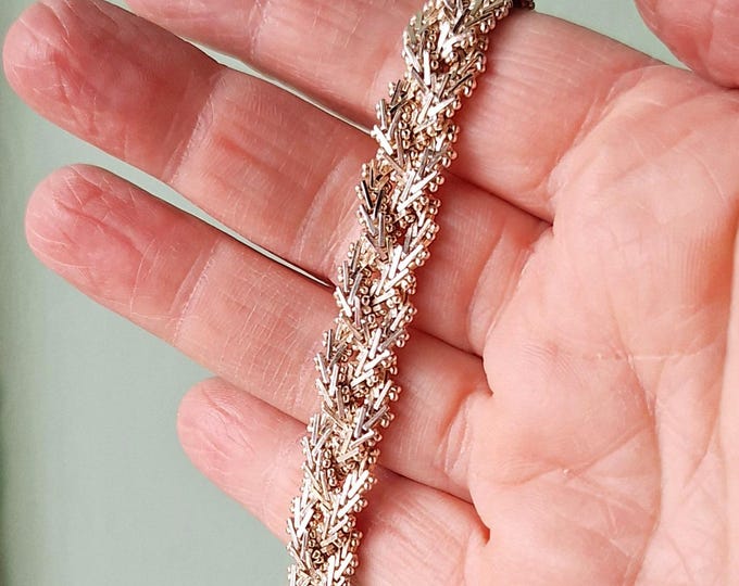 Sterling Silver Fancy Braided Bracelet