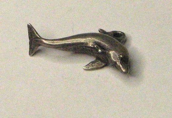 Sterling Silver Dolphin Charm Pendant - image 3