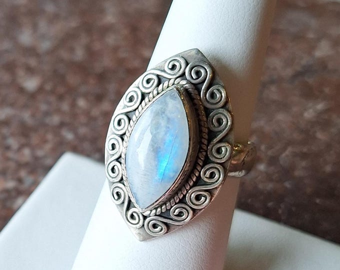 Doug Paulus Sterling Silver Labradorite Ring