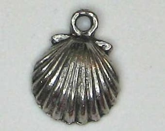 Sterling Silver Shell Pendant Charm