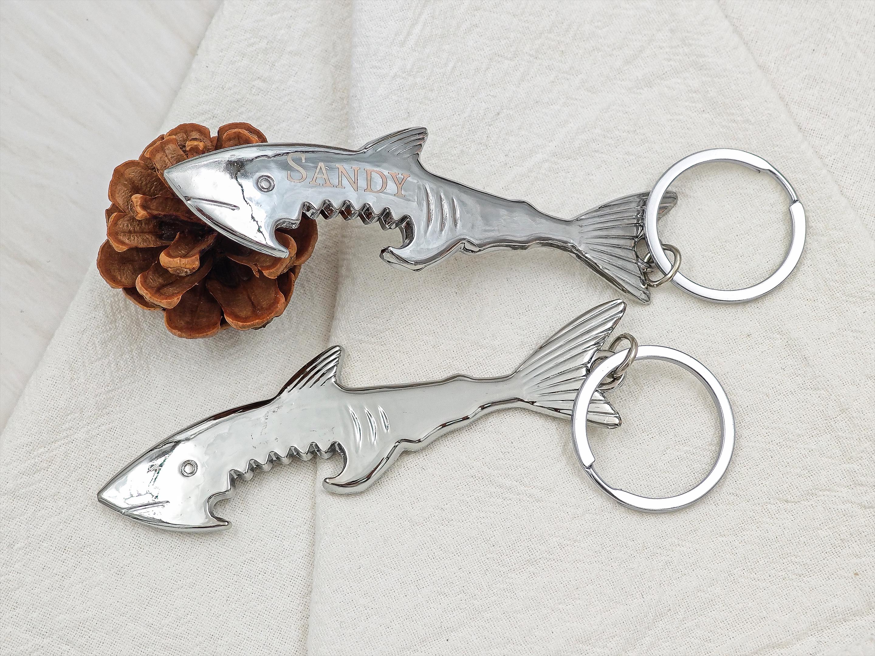 Shark Bottle Opener Keychain