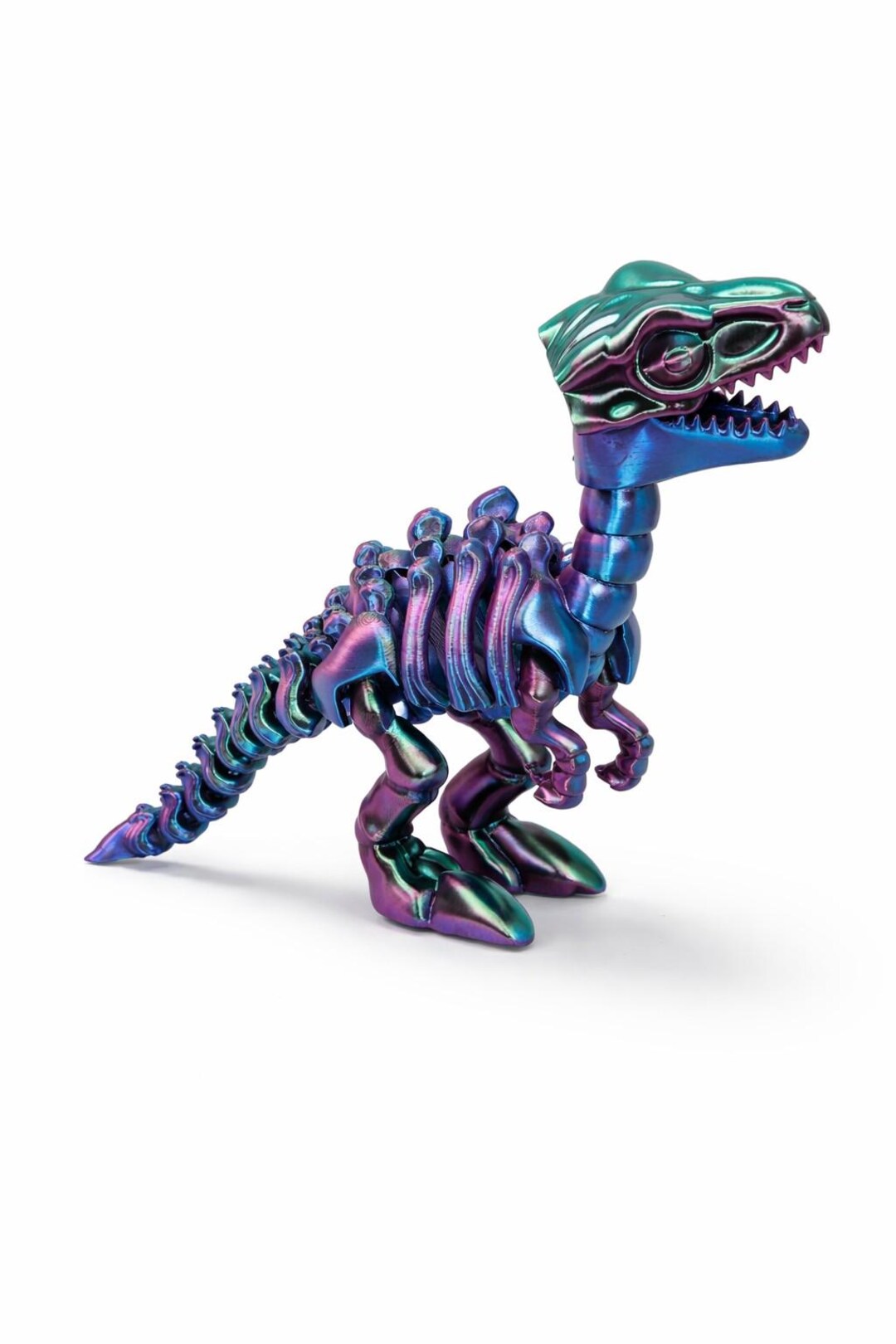 Posable Raptor Articulated Raptor 3D Printed Dinosaur | Flexi Raptor Toy | Desk Buddy ...