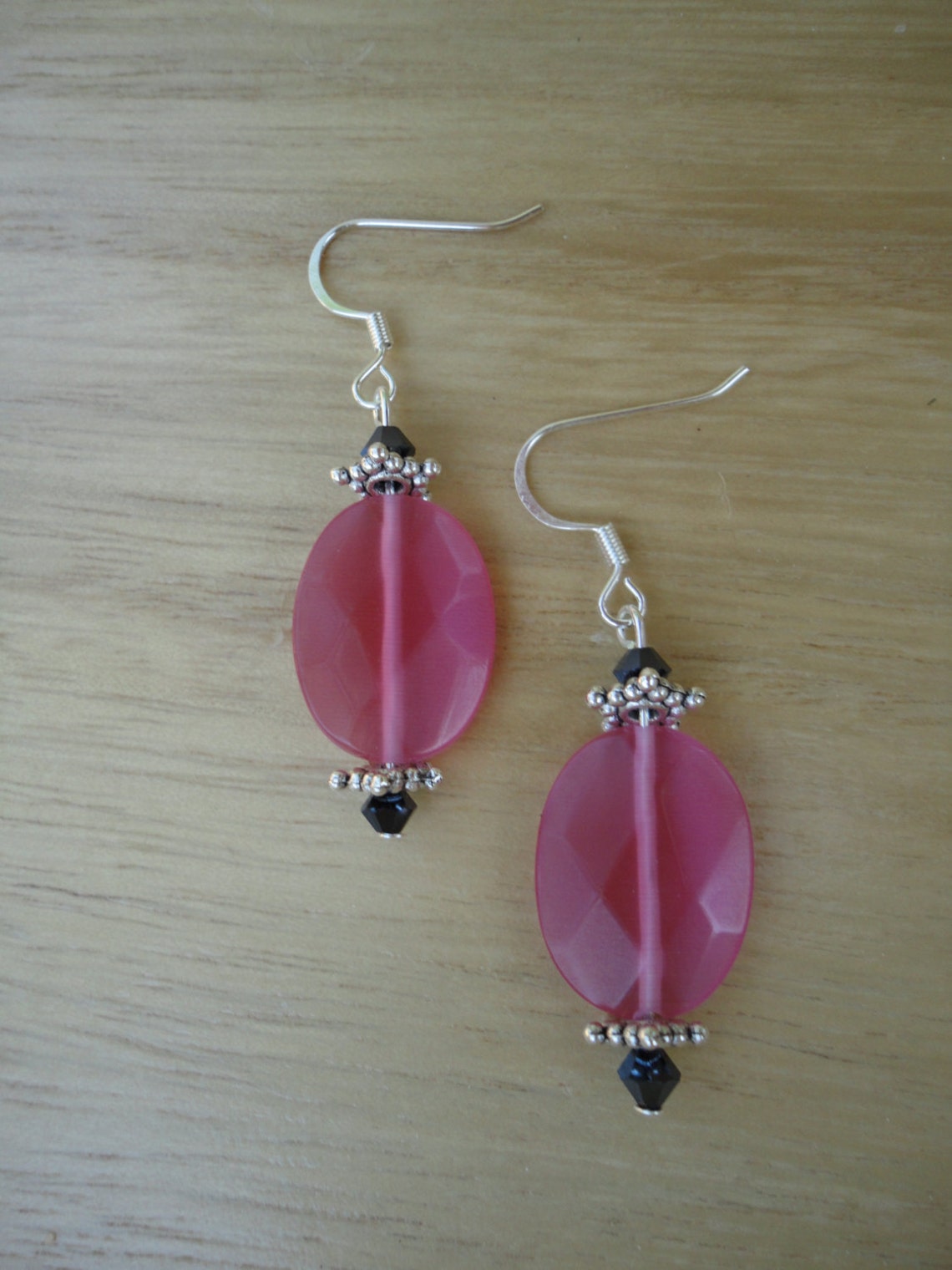 Colorful Glass and Crystal Earrings Etsy