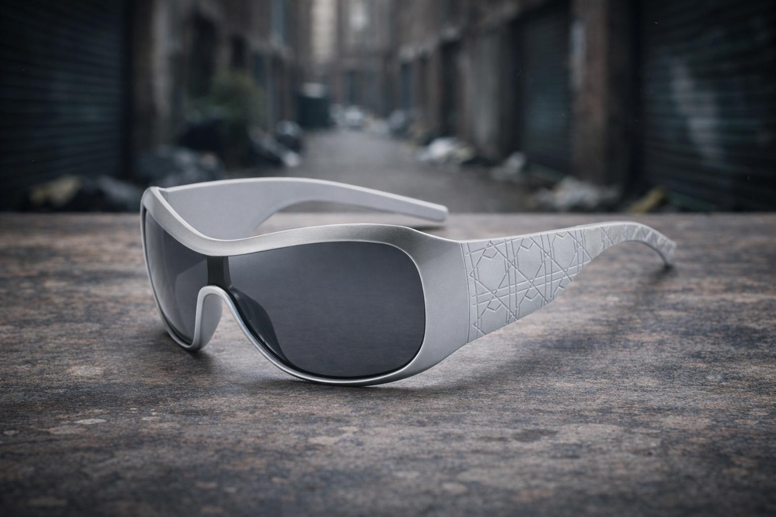 Oversized Y2K Retro Wrap Around Shield Sunglasses Trendy Chic Unisex Big Wrap Around Y2k Sunglasses For Women Men Futuristic  main image 3