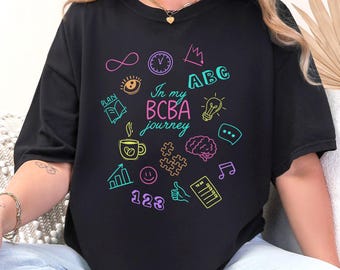 In my BCBA Journey ABA T-Shirt, Autism Awareness Shirt, bcba Shirt, rbt shirt, Behavior Analyst Shirt