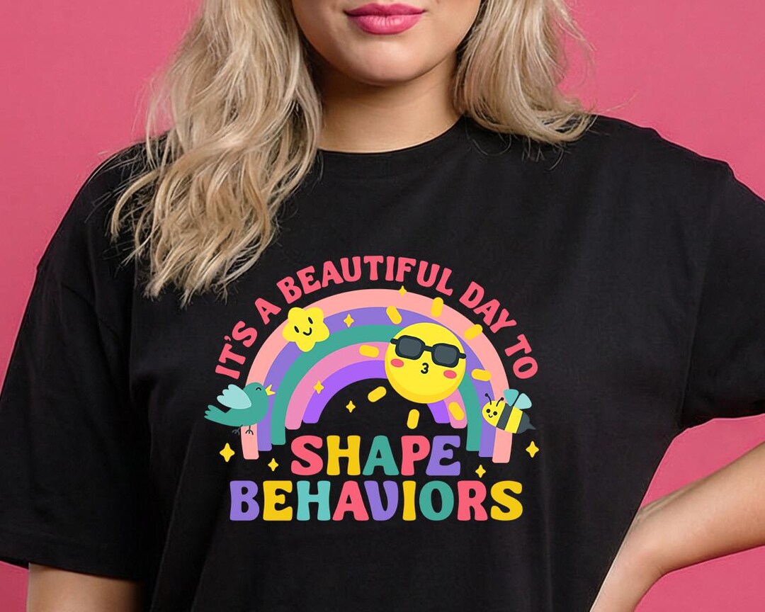 Humor Aba Design Funny ABA Therapist T-shirt – Shape Behaviors, BCBA RBT Gift - Etsy