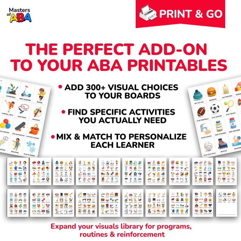 Routine Cards Mega Bundle, 300+ Visual Schedule Icons (PDF, JPG) - Etsy
