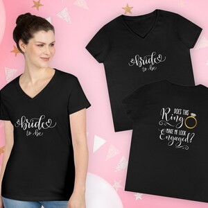 Funny Bachelorette Party V-Neck Tee for the Bride, Bridesmaid and Maid of Honor RUNS SMALL