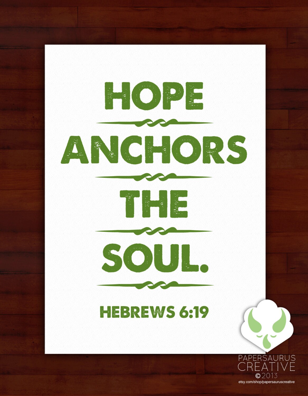 Greeting Card Hope Anchors the Soul Sympathy Etsy