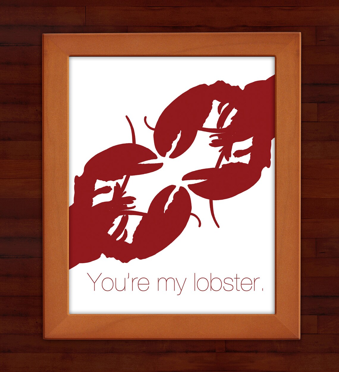 Print You're My Lobster Love, Friends, Anniversary Etsy