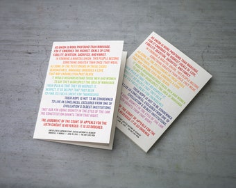 Greeting card - The Day Love Won