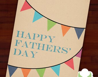 Greeting card: Happy Fathers' Day to the Best Dads Ever