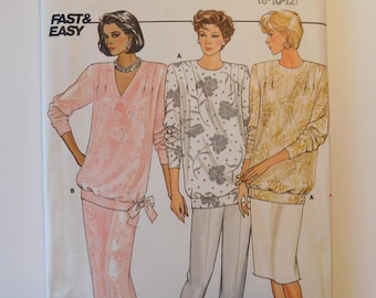 Fast and Easy Butterick Classics Vintage  Misses Maternity Sewing Pattern 4480 Women's Fashion Skirt, Pants, Top Misses Size 8-10-12