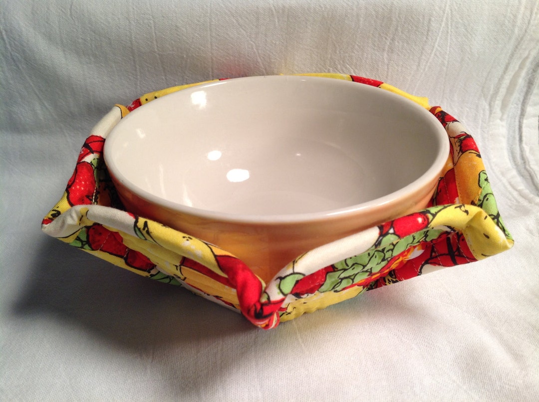 Soup Bowl Cozy for Microwave Free Pattern - Sew Sew